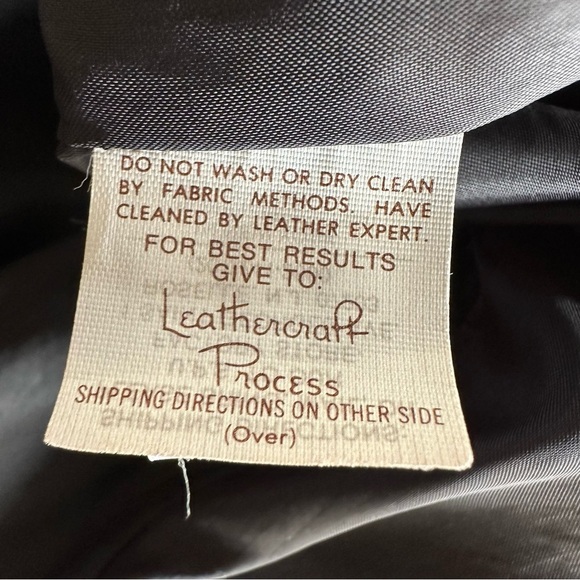 Comint Leather Jacket Coat Outerwear Vintage Black Animal Print Western Sz Large - Picture 7 of 11